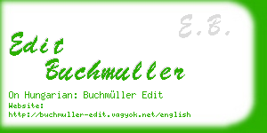 edit buchmuller business card